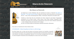 Desktop Screenshot of gitarre-archiv.at